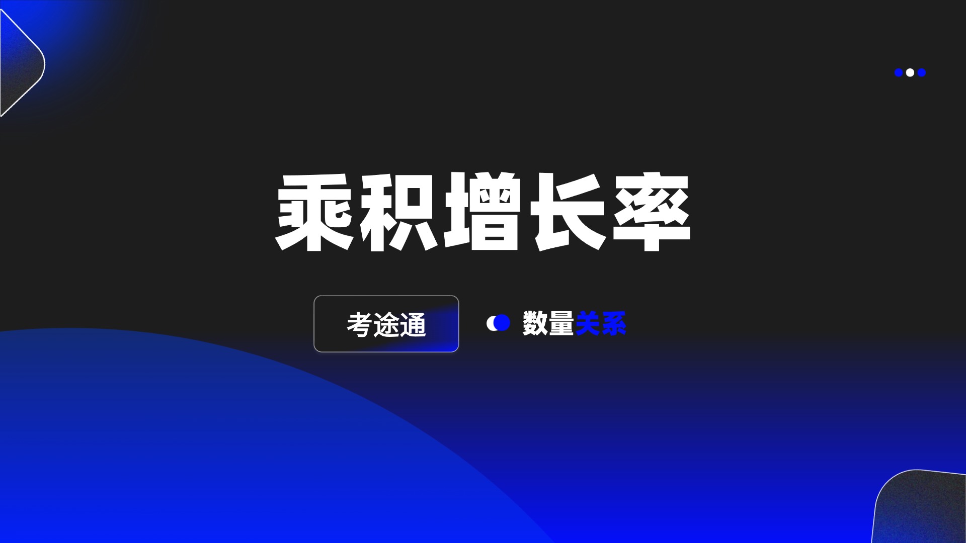 乘积增长率